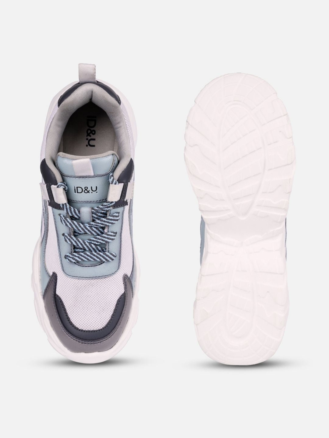 Women's Blue/Grey All Seasons Wearing Sneakers (IU1001)