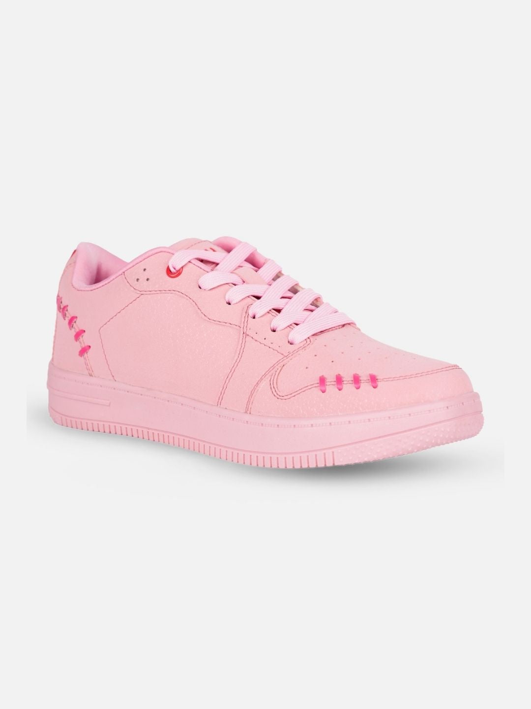 Women's Pink Platform Sneakers (IU1013)
