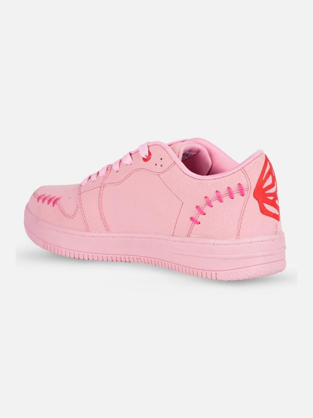 Women's Pink Platform Sneakers (IU1013)