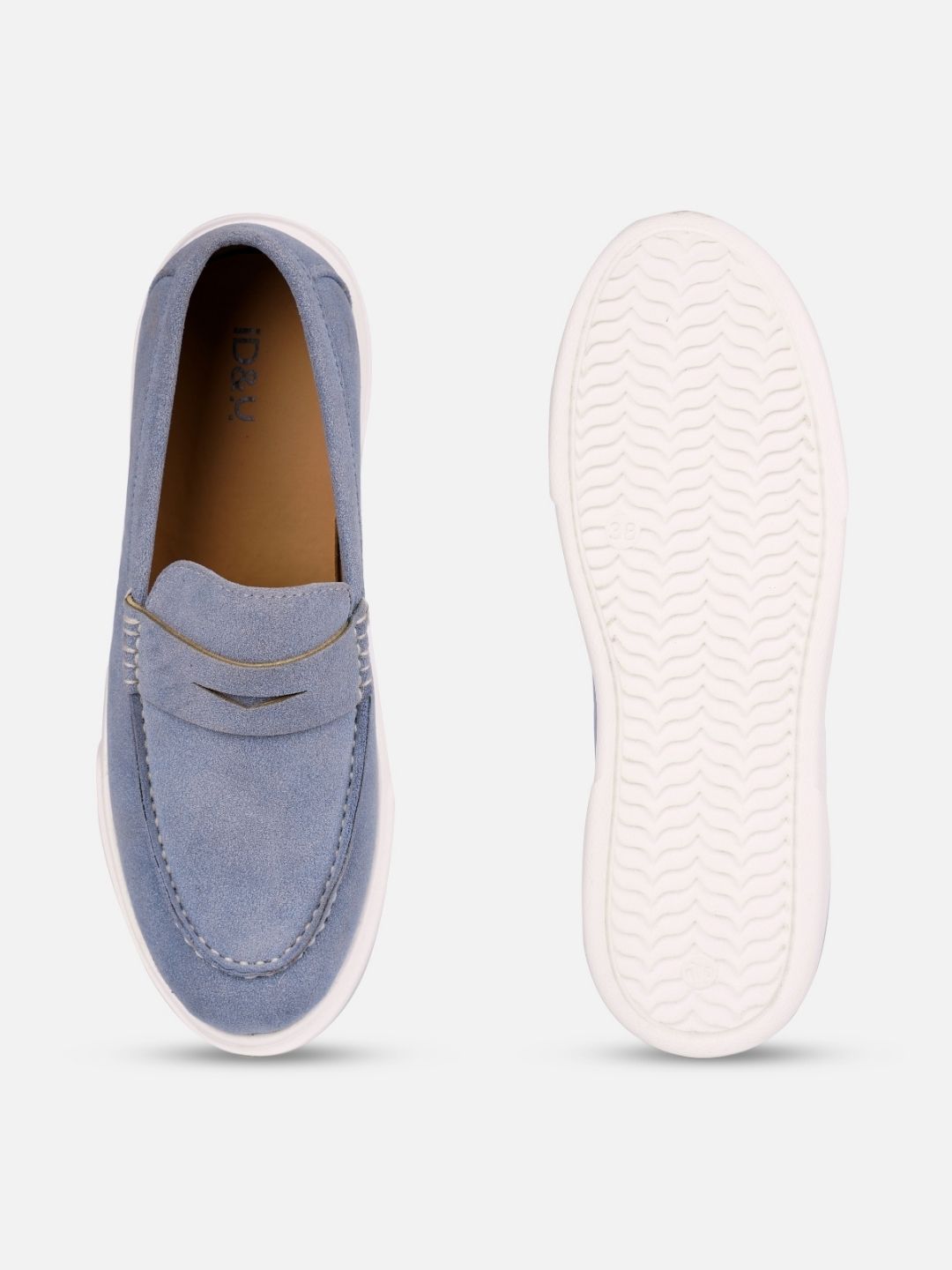 Women's Blue Casual Slip On (IU1017)