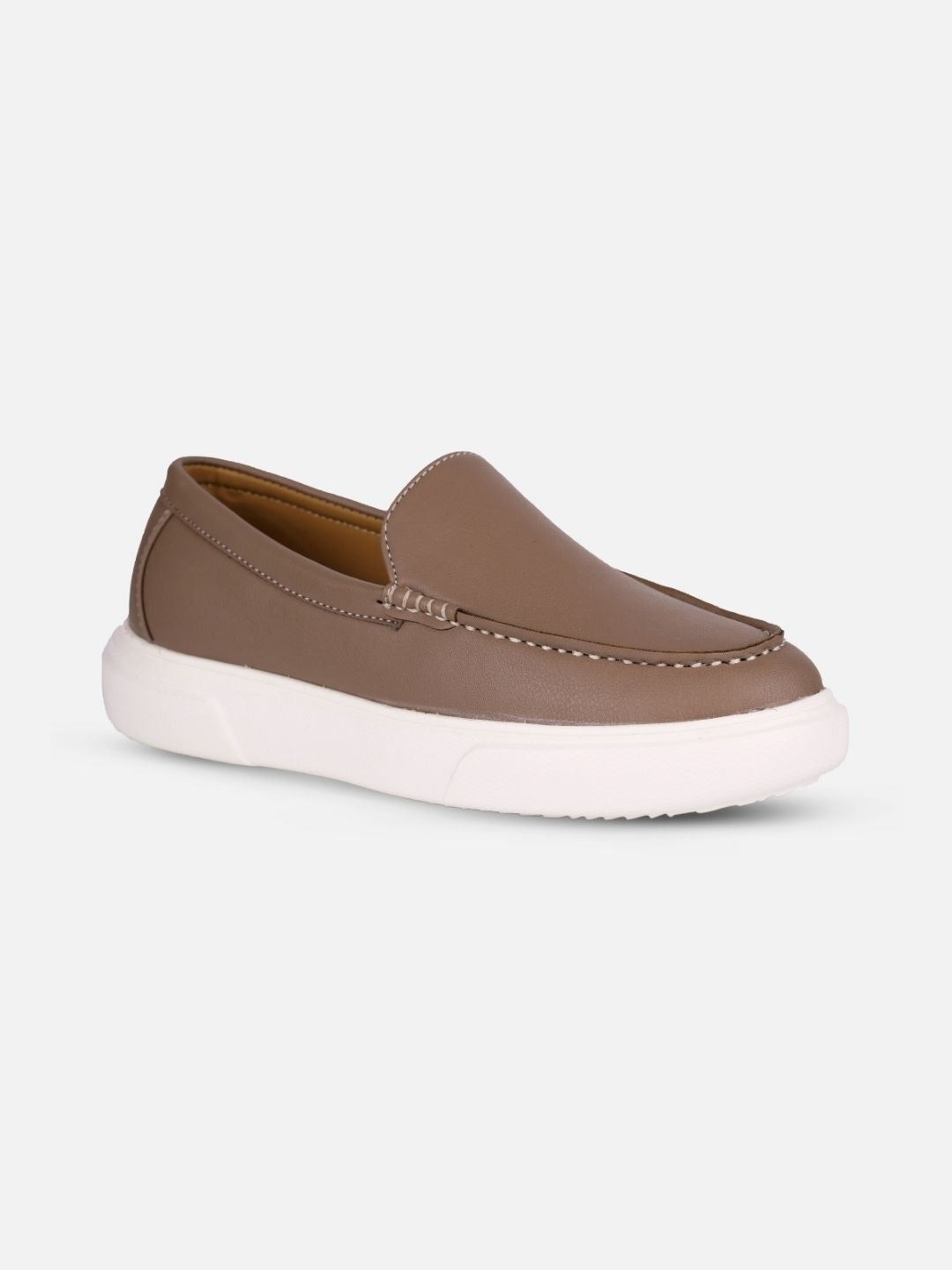 Women's Beige Casual Slip On (IU1020)