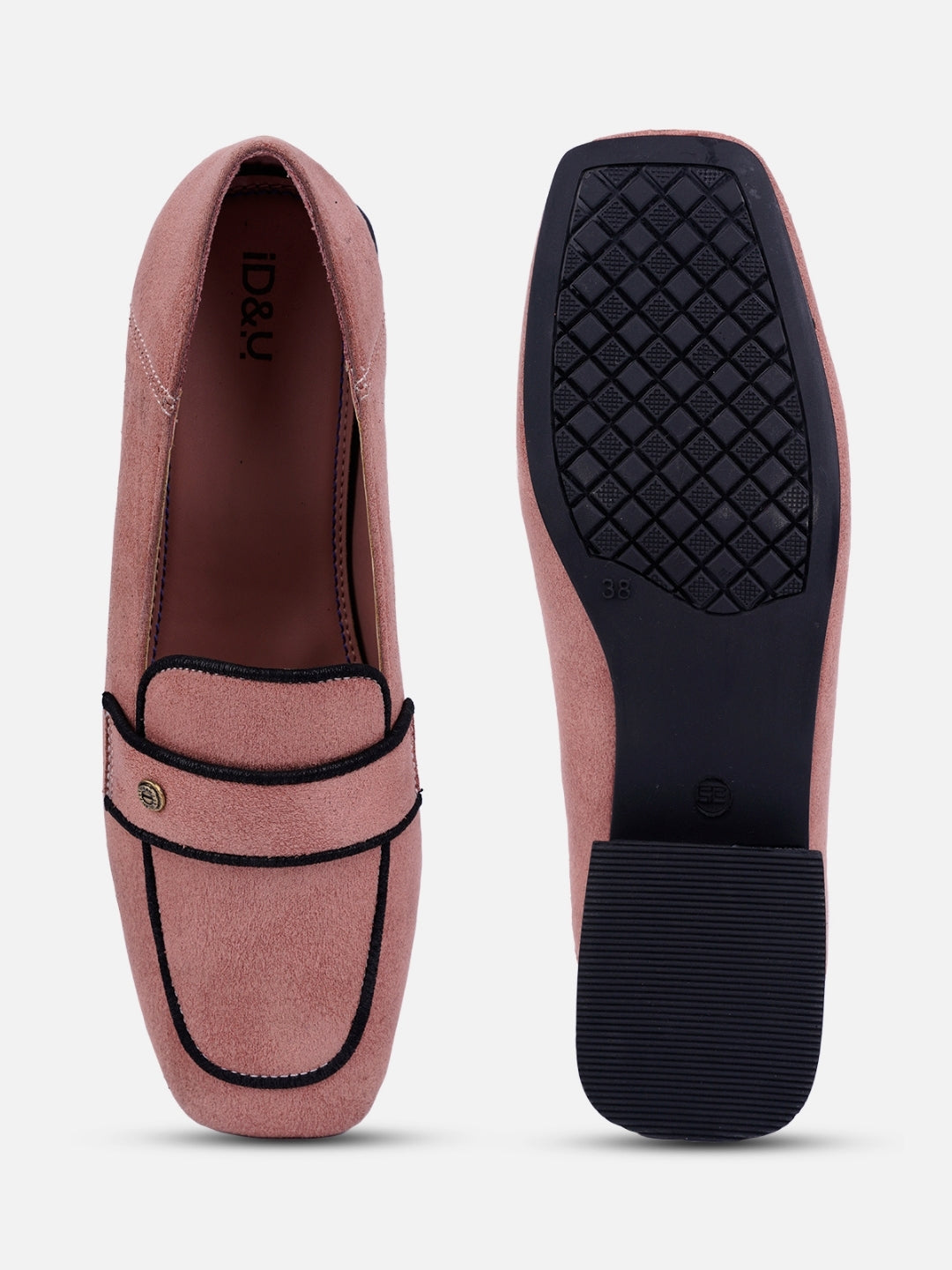 Women's Pink Casual Slip On (IU2010)