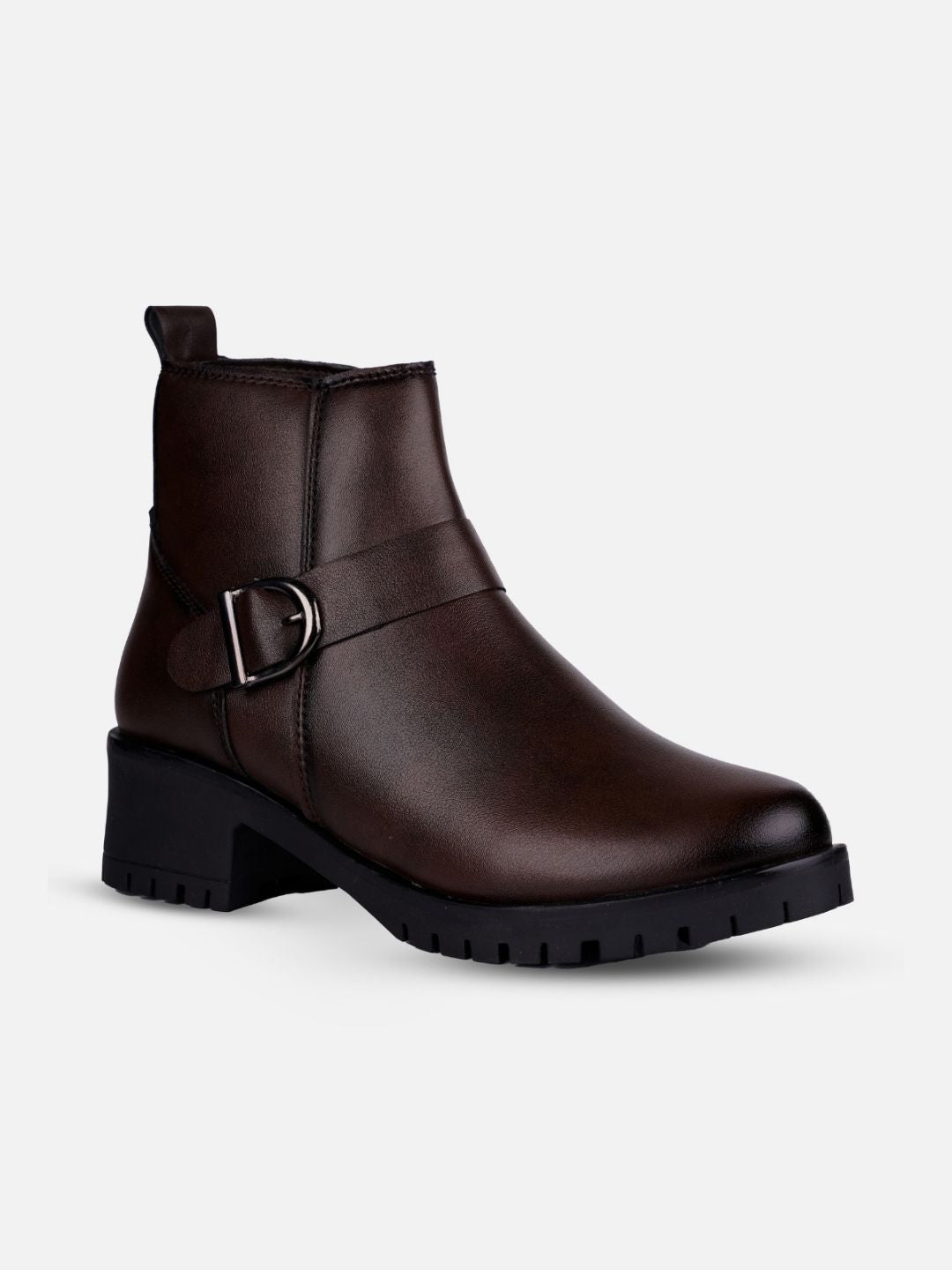 Women's Brown Ankle Boots (IU5001)