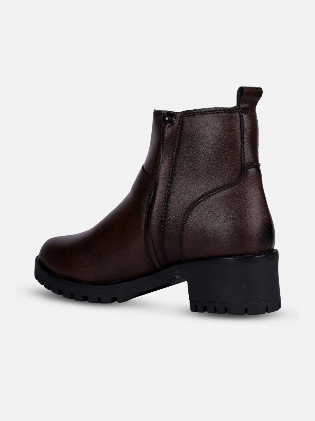 Women's Brown Ankle Boots (IU5001)