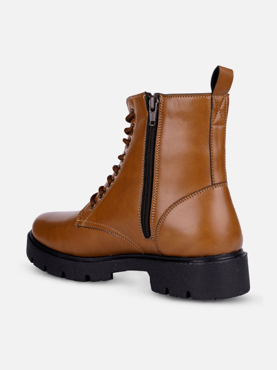 Women's Tan Lace Up Casual Boots (IU5007)