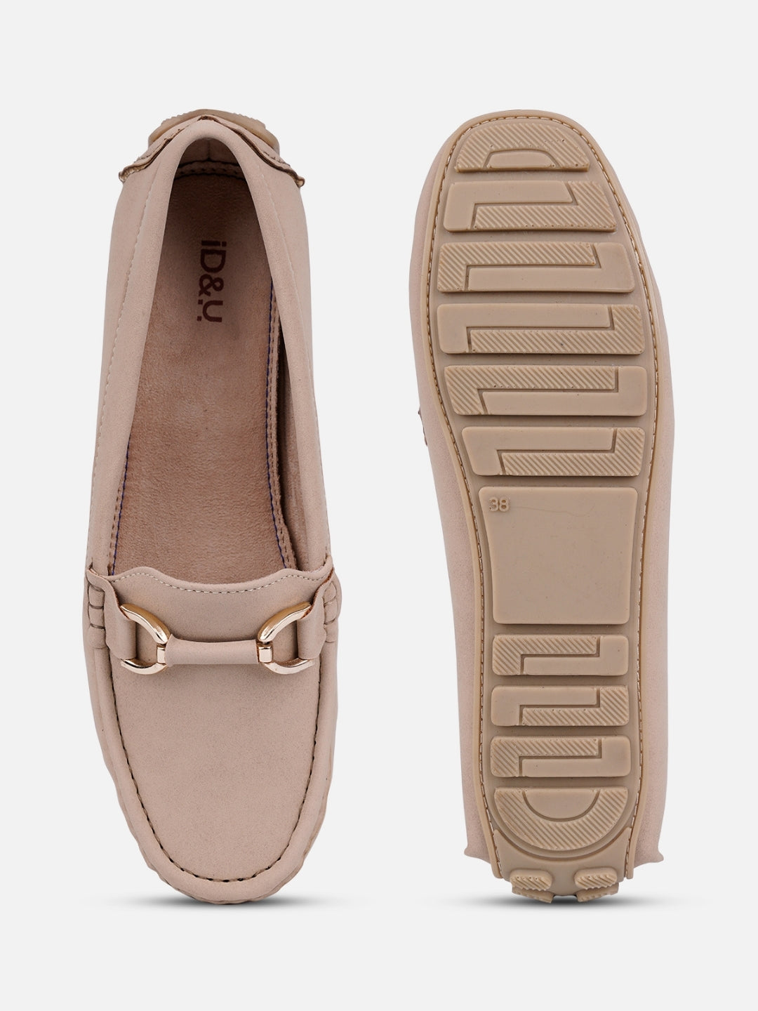 Women's Khaki Soft & Premium Loafers (IU2001)
