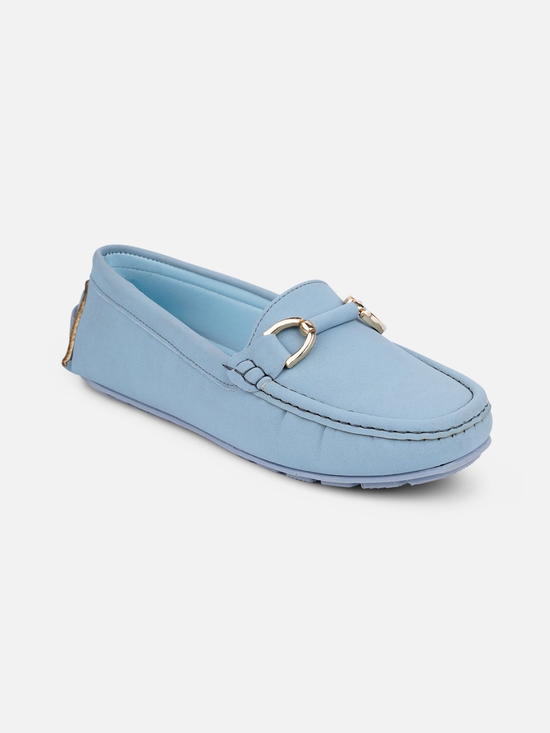 Women's Sky Blue Soft & Premium Loafers (IU2001)