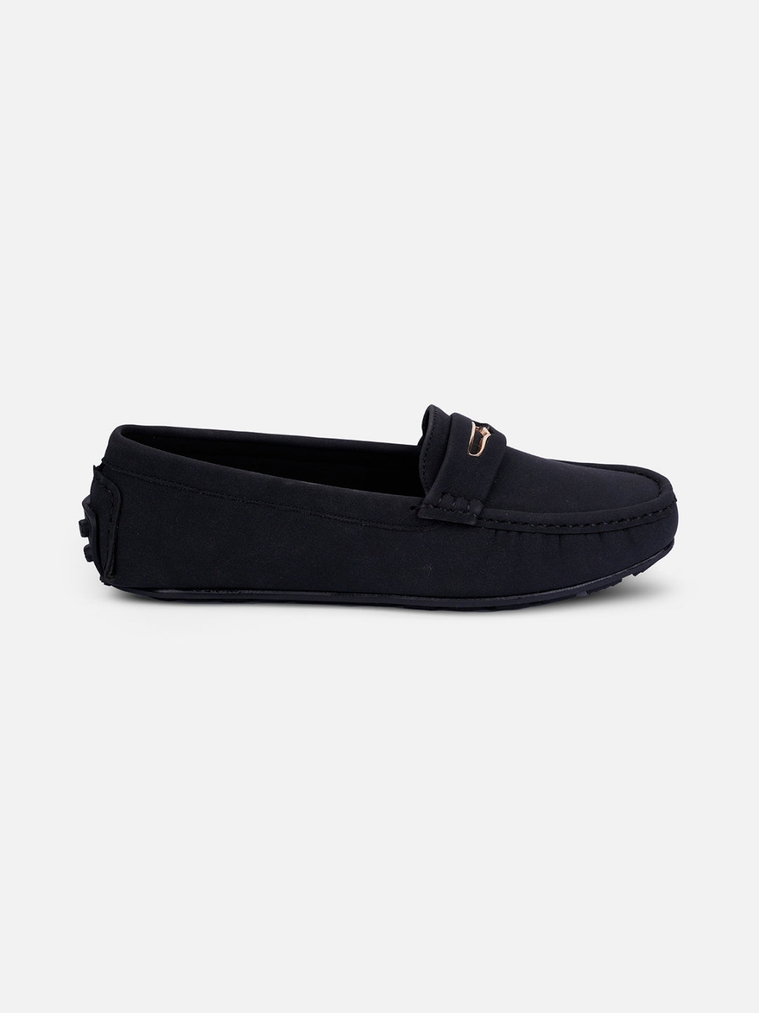 Women's Black Soft & Premium Loafers (IU2002)
