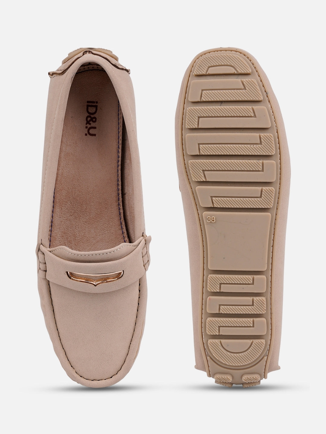 Women's Khaki Soft & Premium Loafers (IU2002)