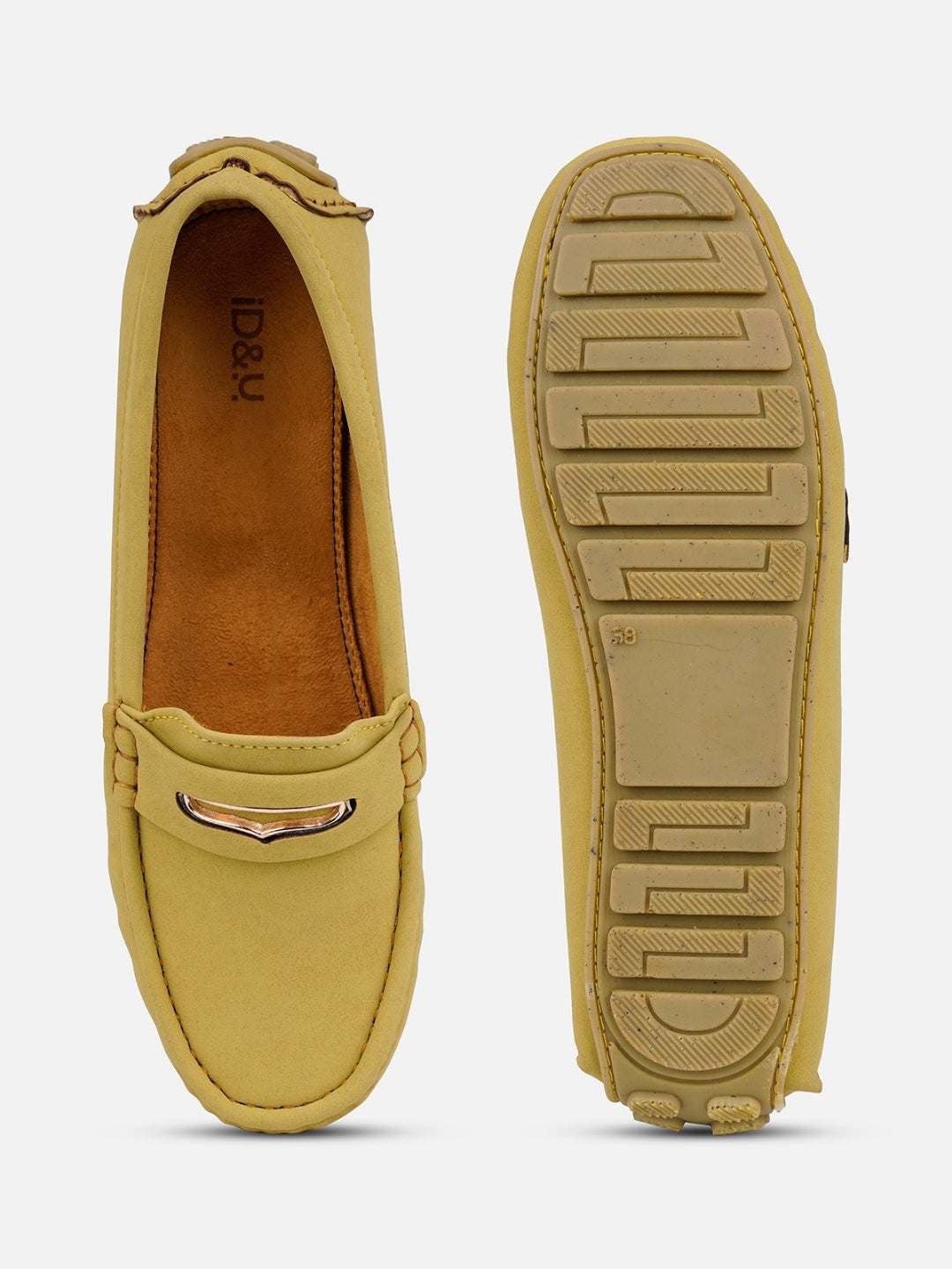 Women's Yellow Soft & Premium Loafers (IU2002)