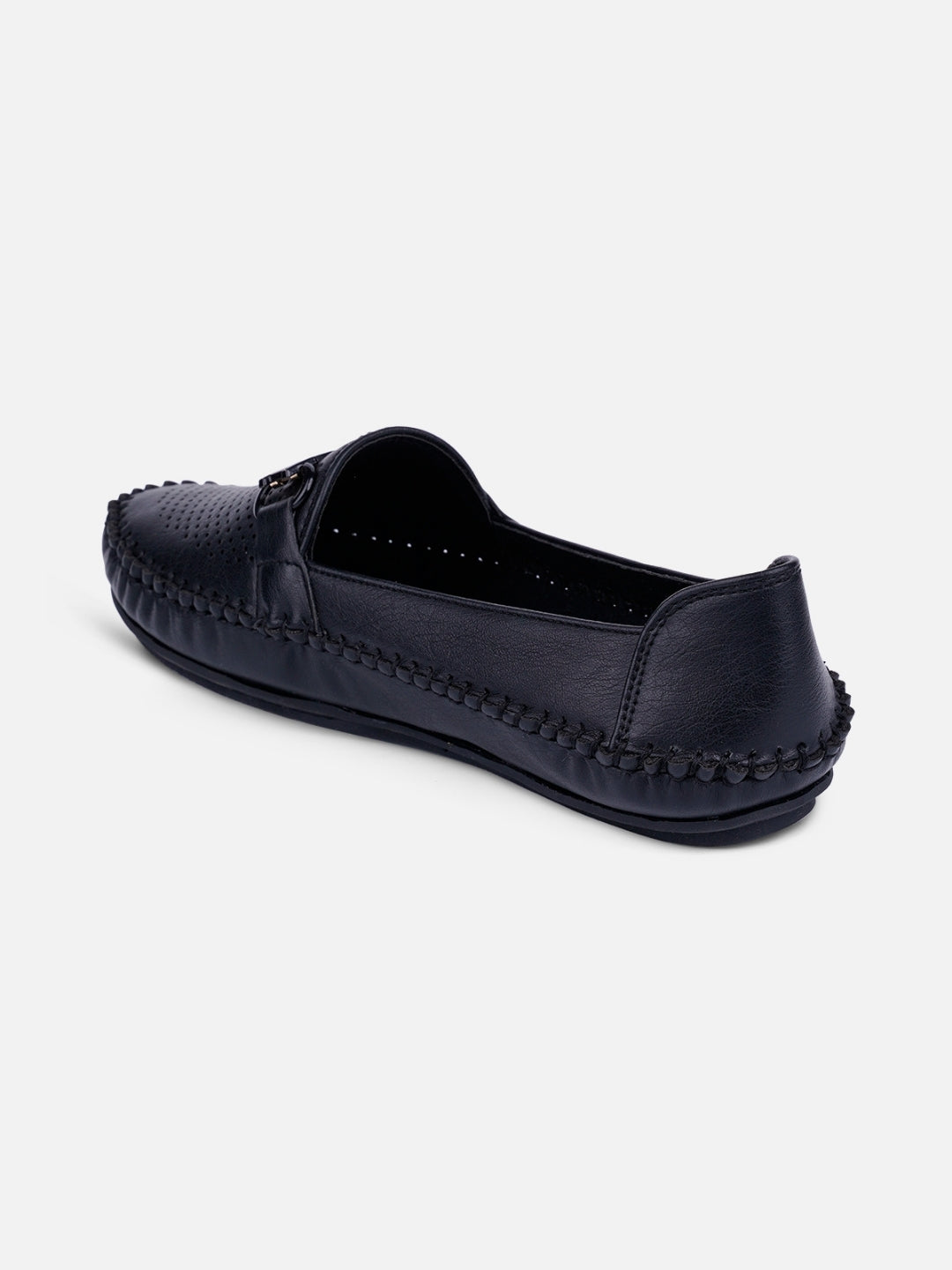 Women's Black Soft & Flexy Loafers (IU2003)