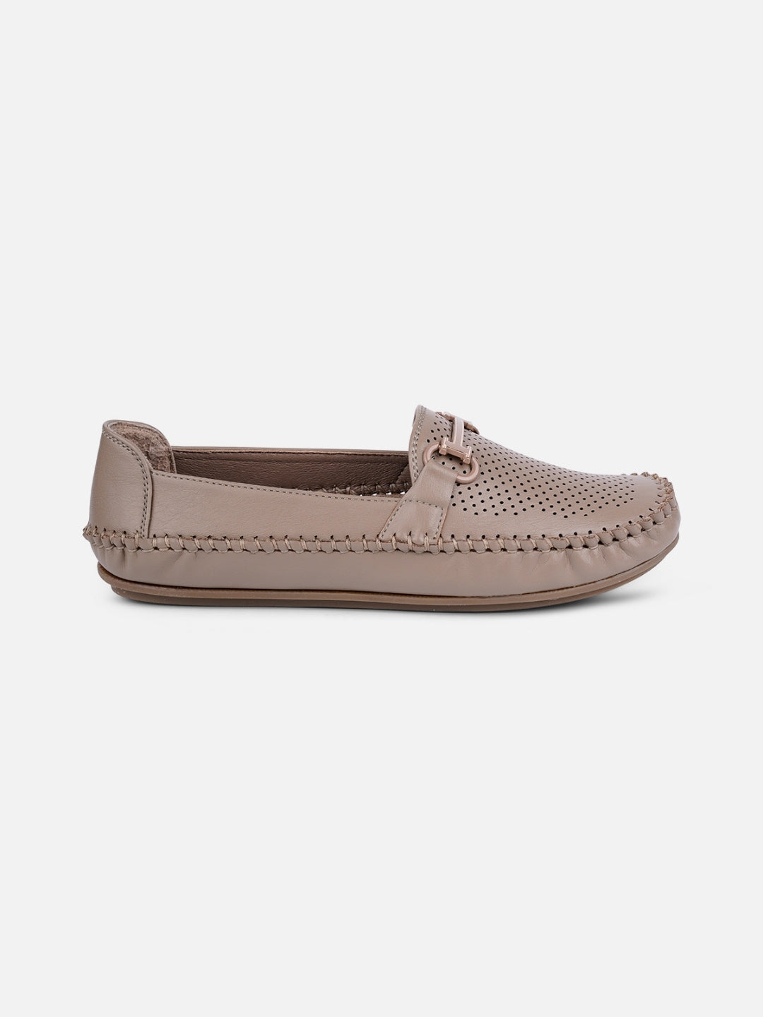 Women's Khaki Soft & Flexy Loafers (IU2003)