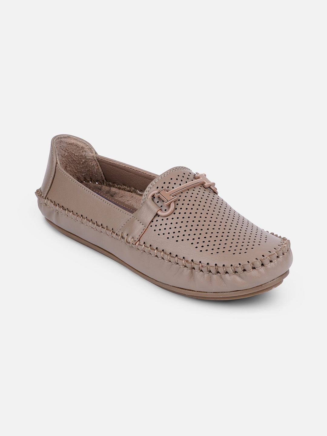 Women's Khaki Soft & Flexy Loafers (IU2003)