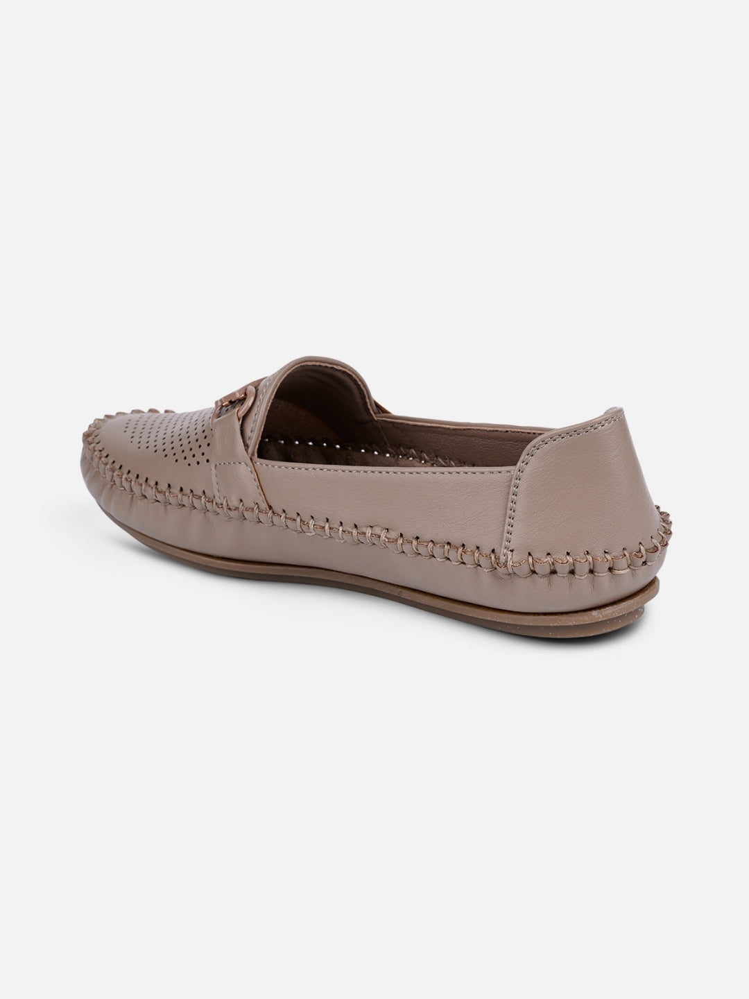 Women's Khaki Soft & Flexy Loafers (IU2003)