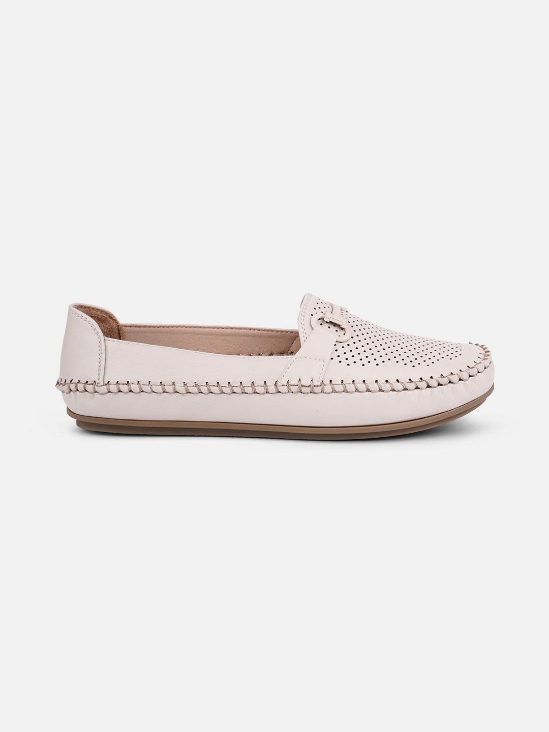 Women's Cream Soft & Flexy Loafers (IU2003)