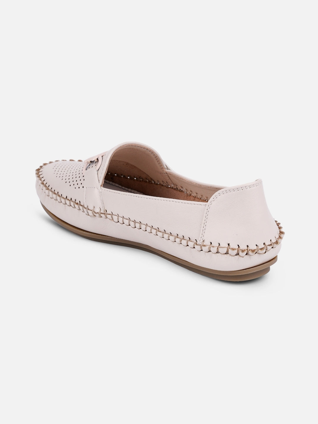 Women's Cream Soft & Flexy Loafers (IU2003)