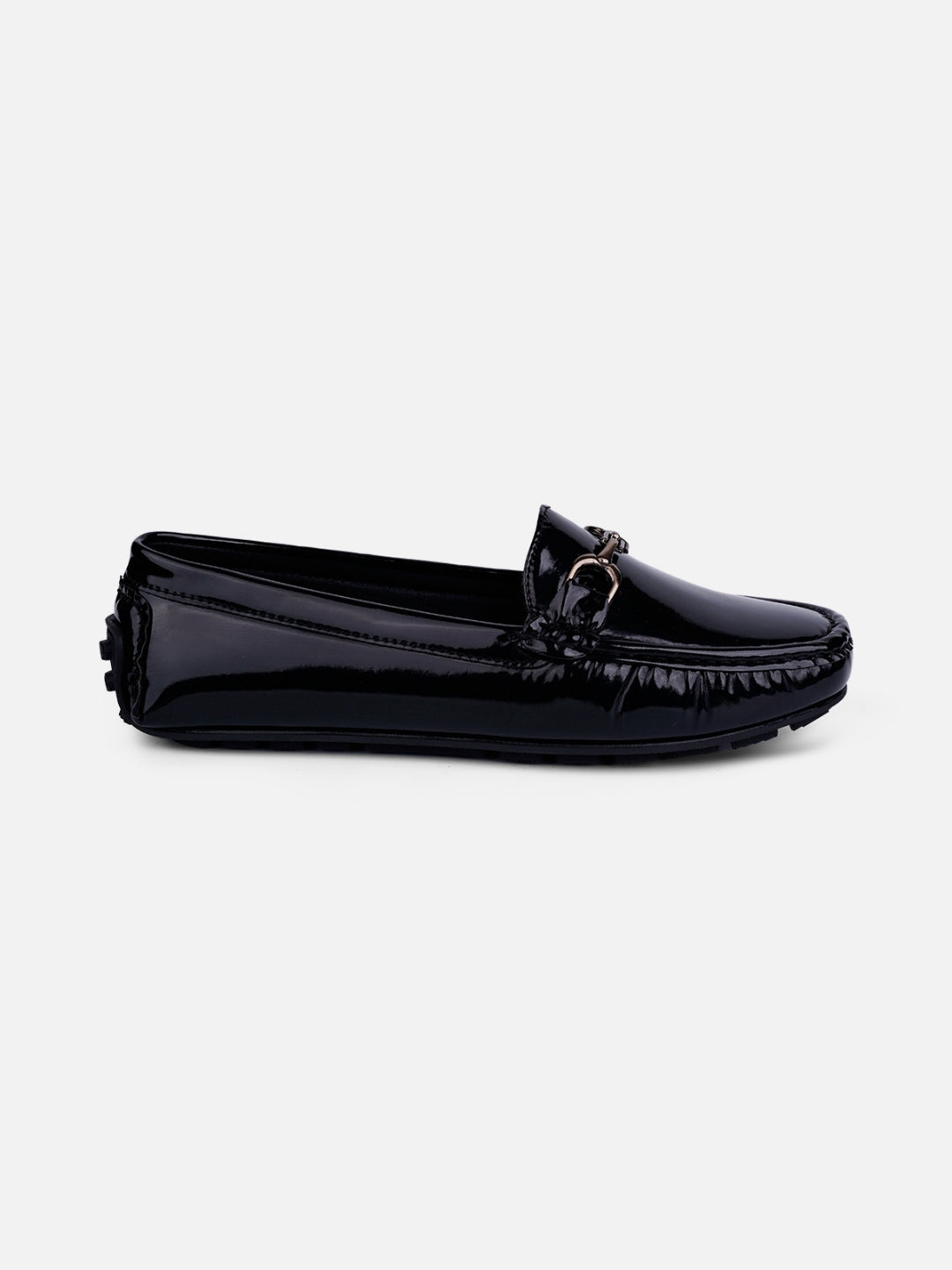 Women's Black Soft & Flexy Loafers (IU2006)