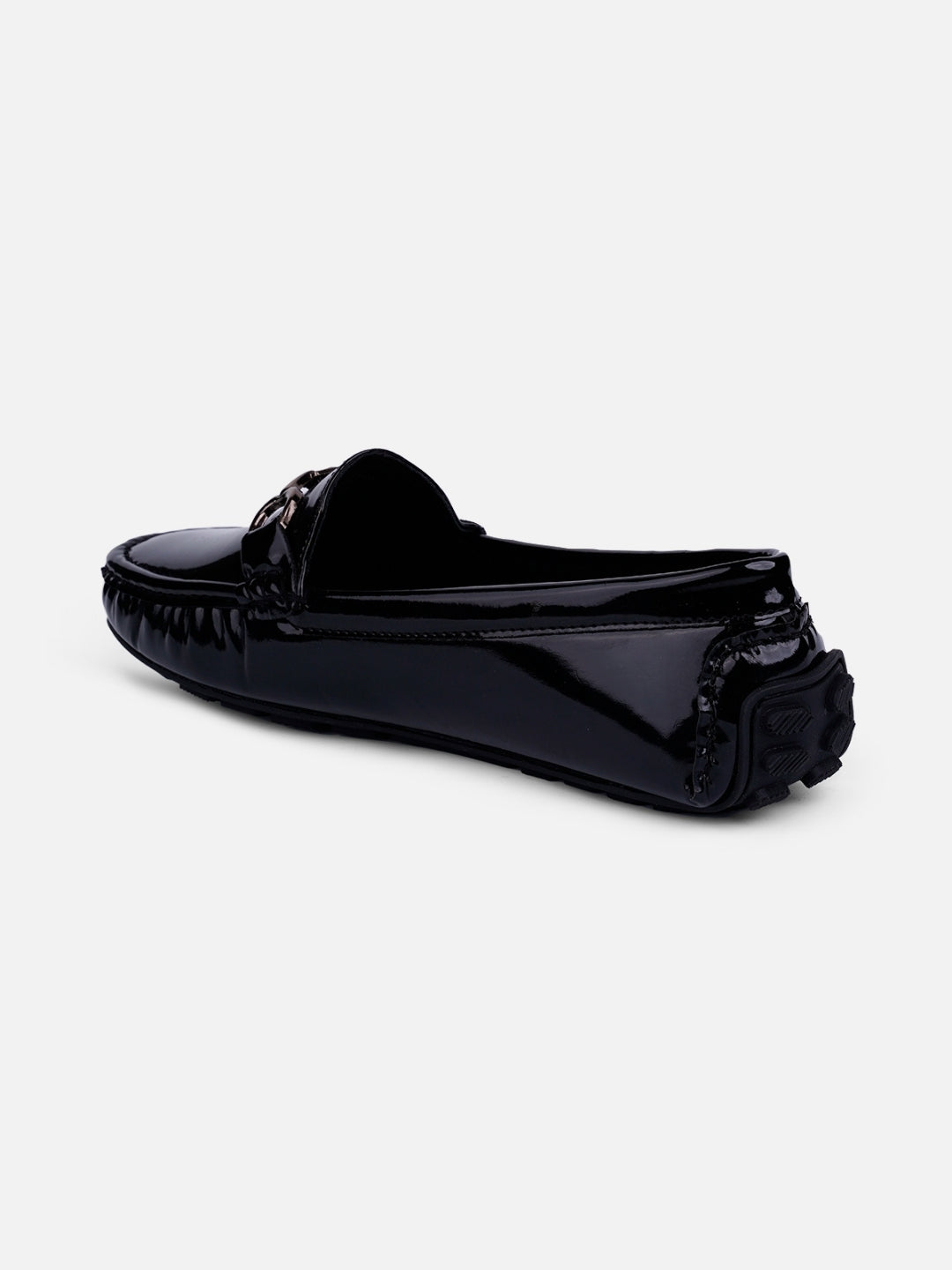 Women's Black Soft & Flexy Loafers (IU2006)