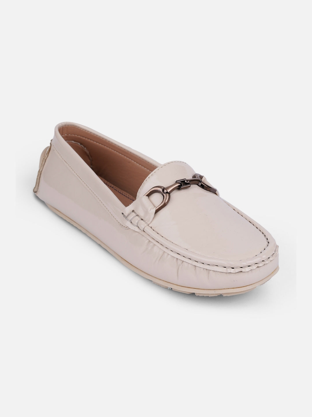 Women's Cream Soft & Flexy Loafers (IU2006)