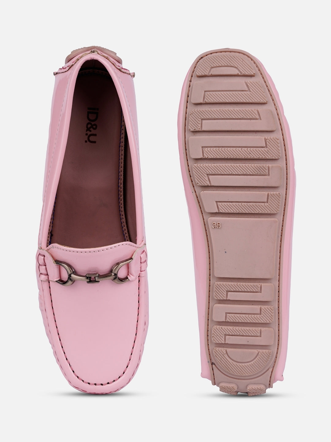 Women's Pink Soft & Flexy Loafers (IU2006)