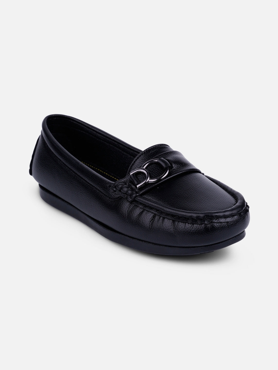 Women's Black Soft & Flexy Loafers (IU2007)