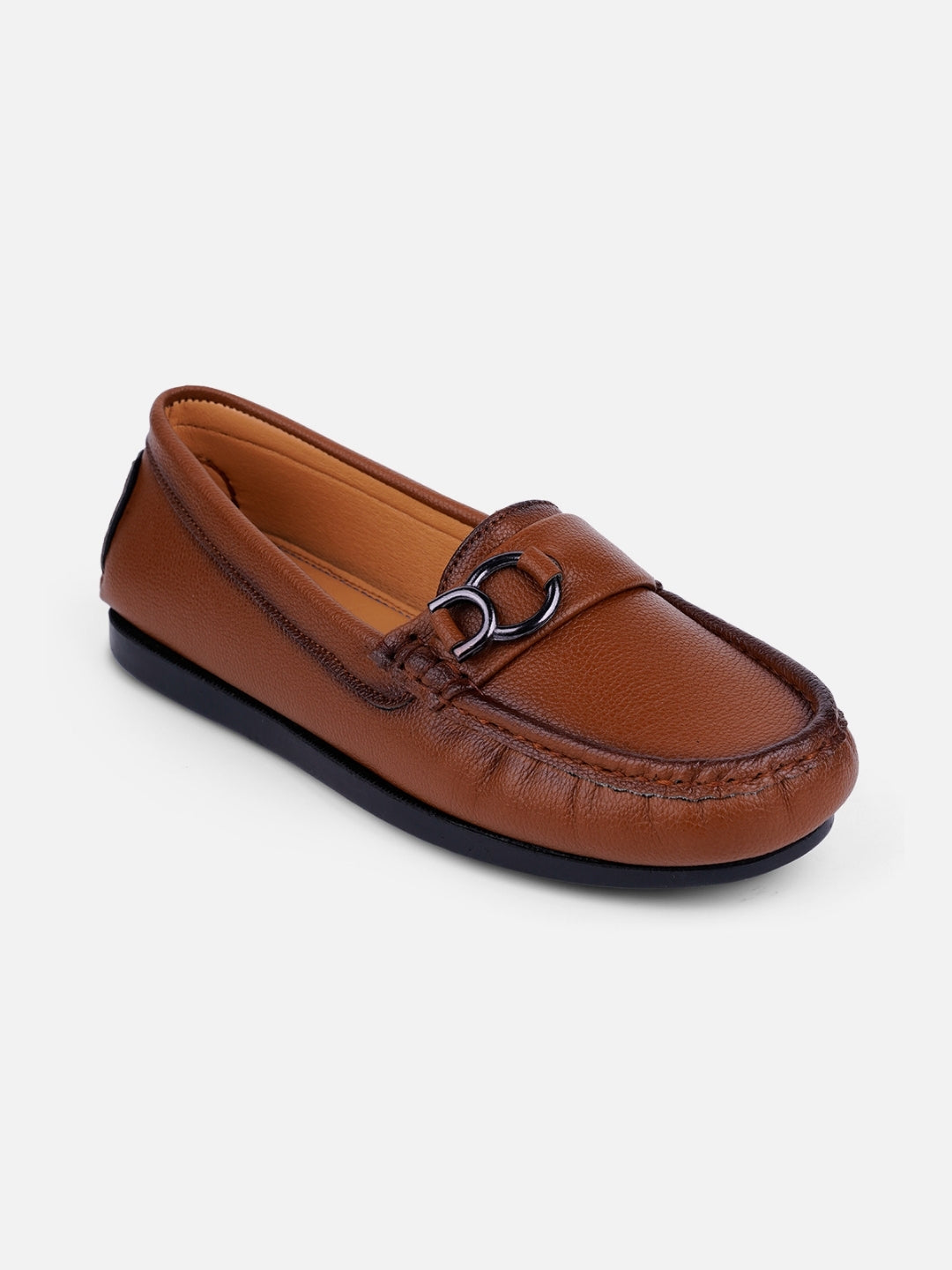 Women's Tan Soft & Flexy Loafers (IU2007)