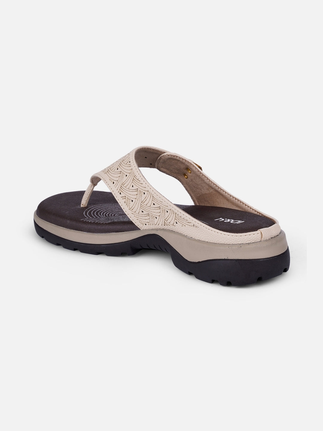 Women's Cream Thong Sandals (IU6006)