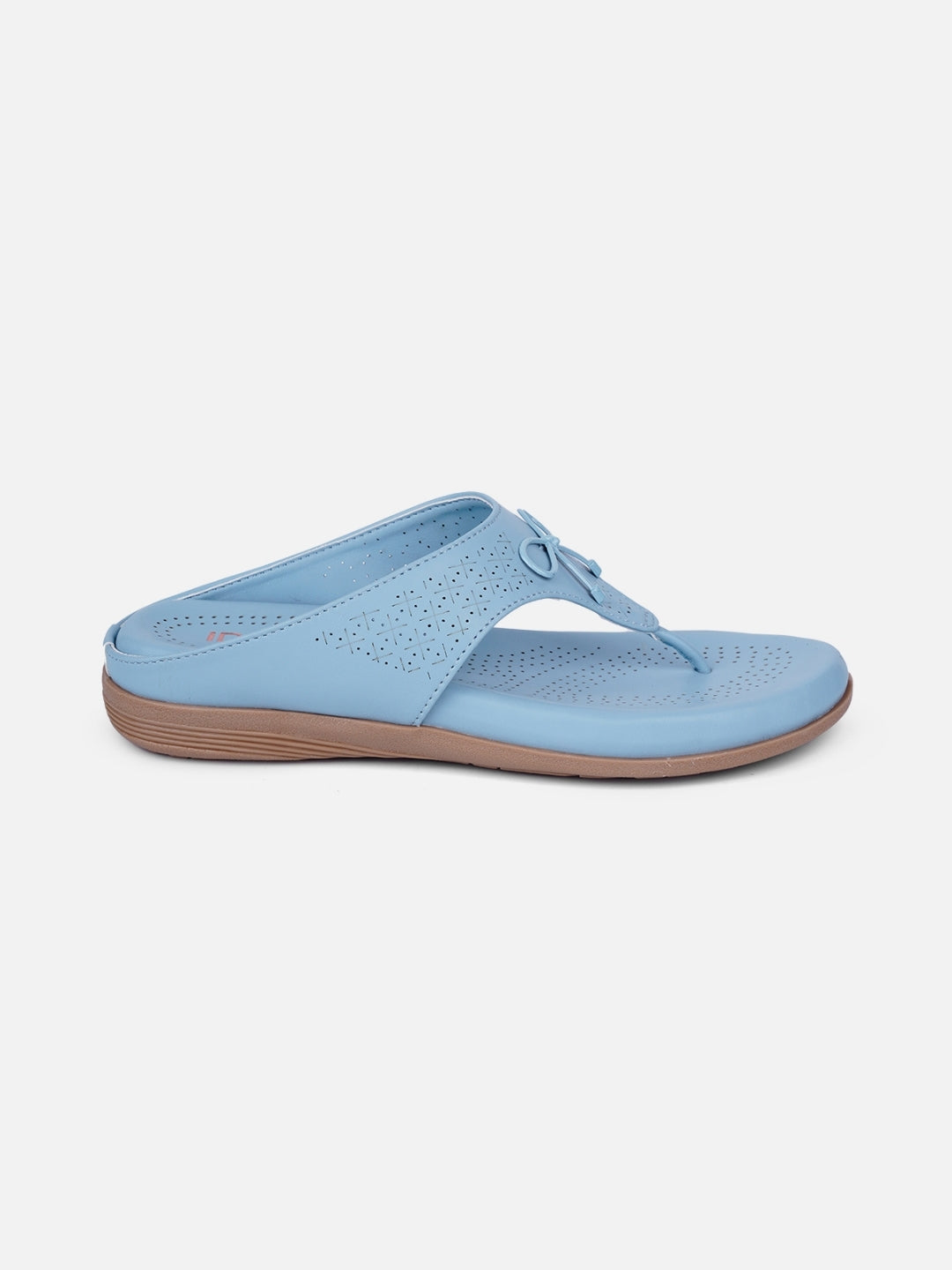 Women's LT.Blue Thong Sandals (IU6010)