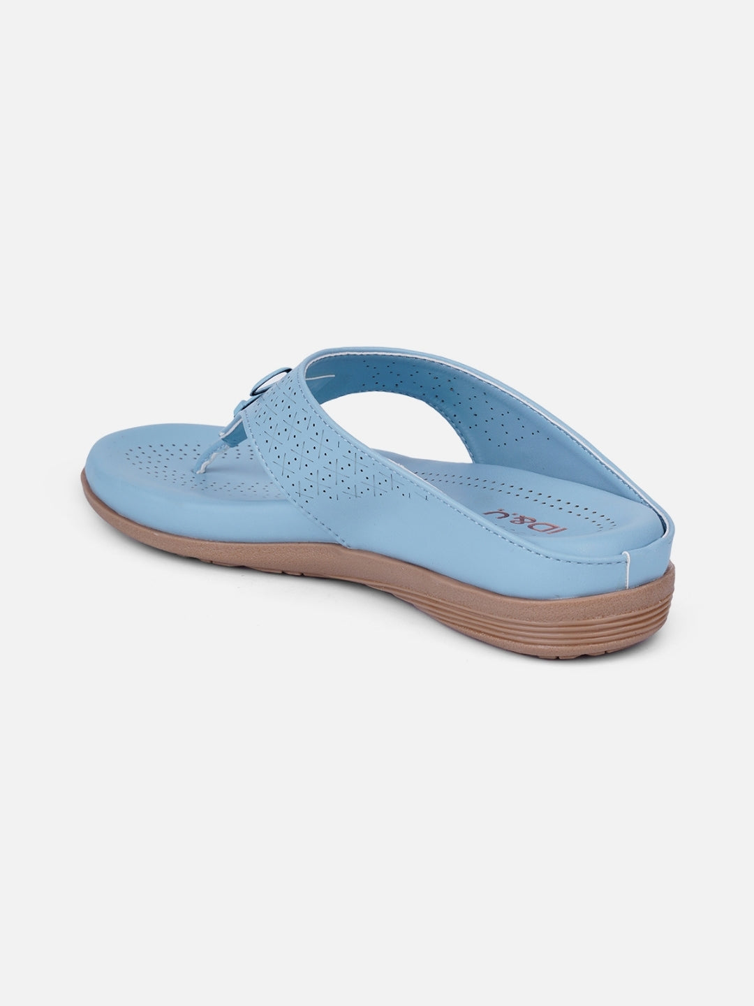 Women's LT.Blue Thong Sandals (IU6010)