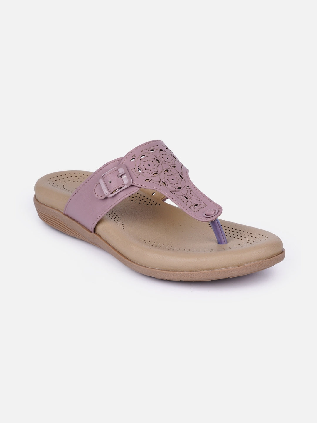 Women's Lavender Thong Sandals (IU6011)