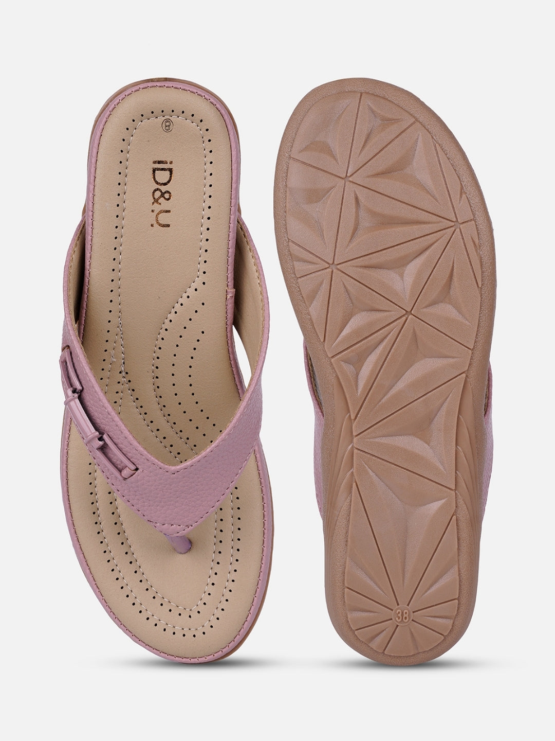 Women's Lavender Thong Sandals (IU6013)