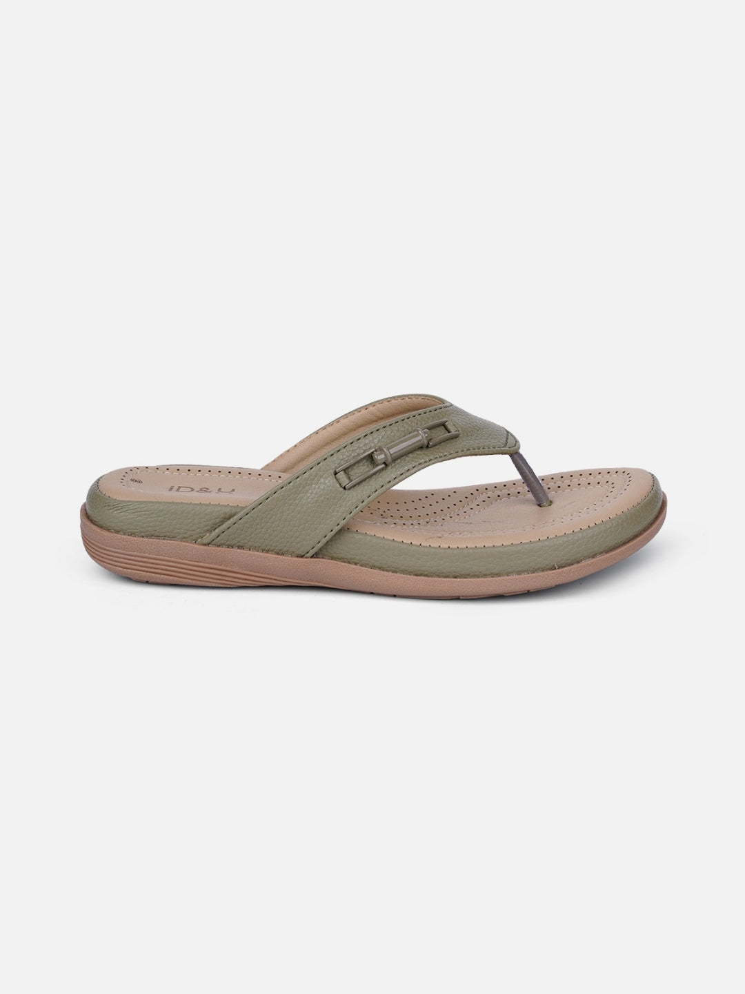 Women's Olive Thong Sandals (IU6013)