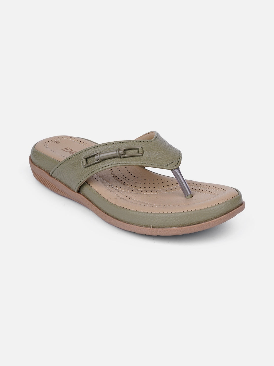 Women's Olive Thong Sandals (IU6013)