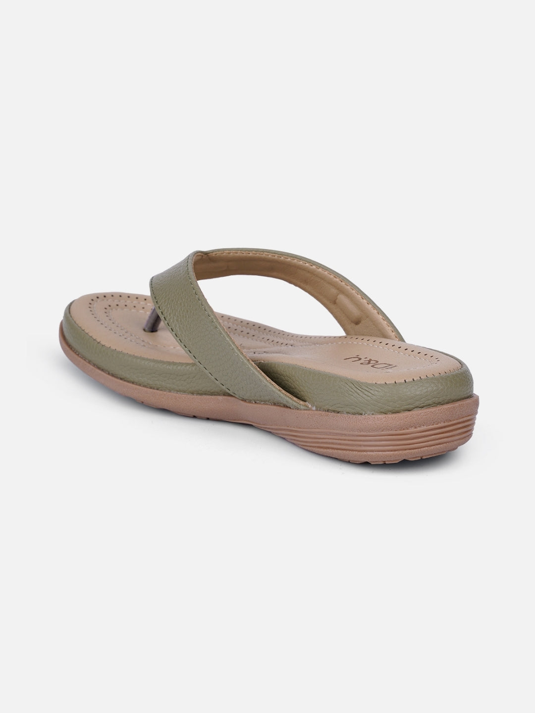 Women's Olive Thong Sandals (IU6013)