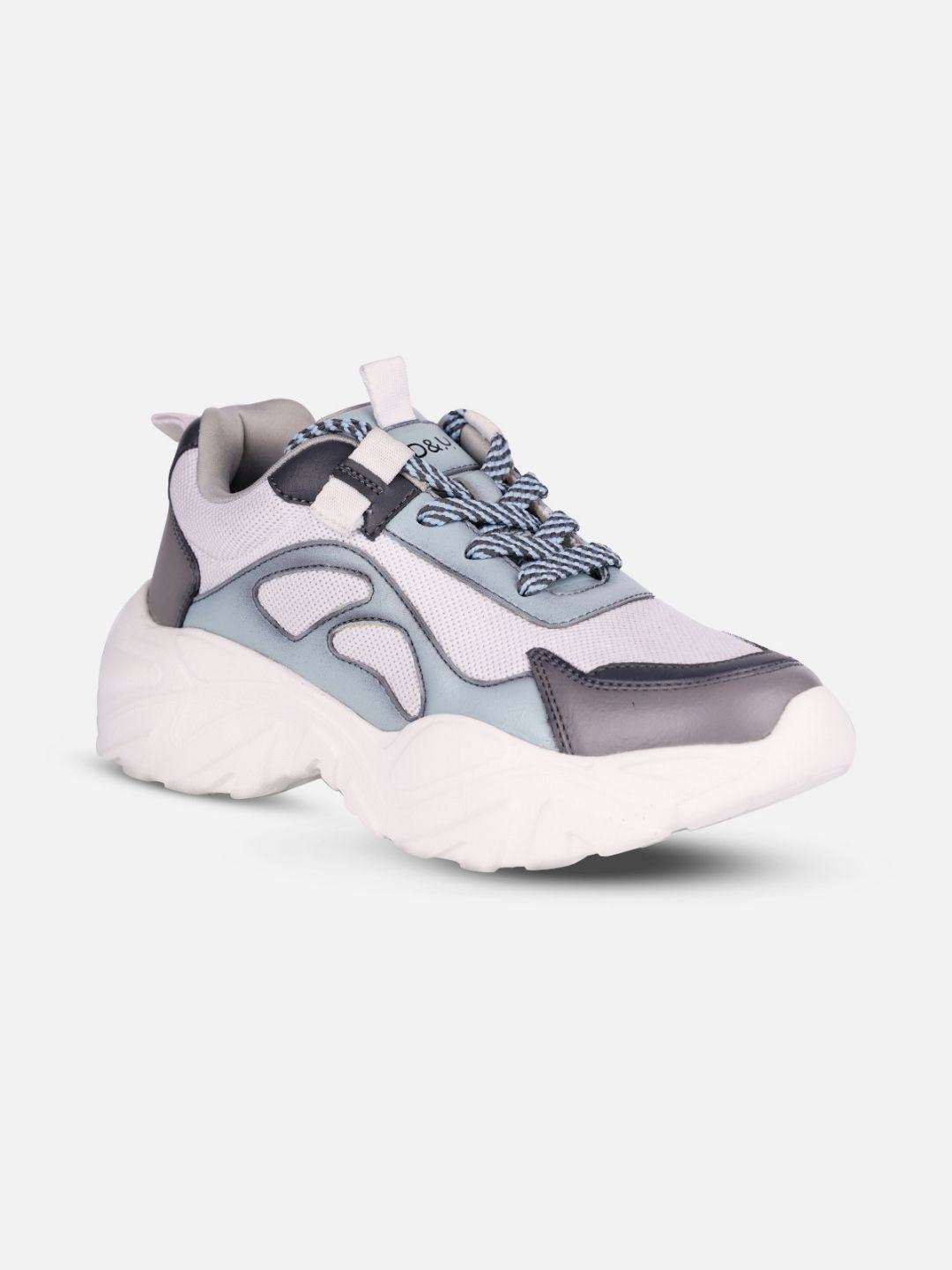 Women's Blue/Grey All Seasons Wearing Sneakers (IU1001)