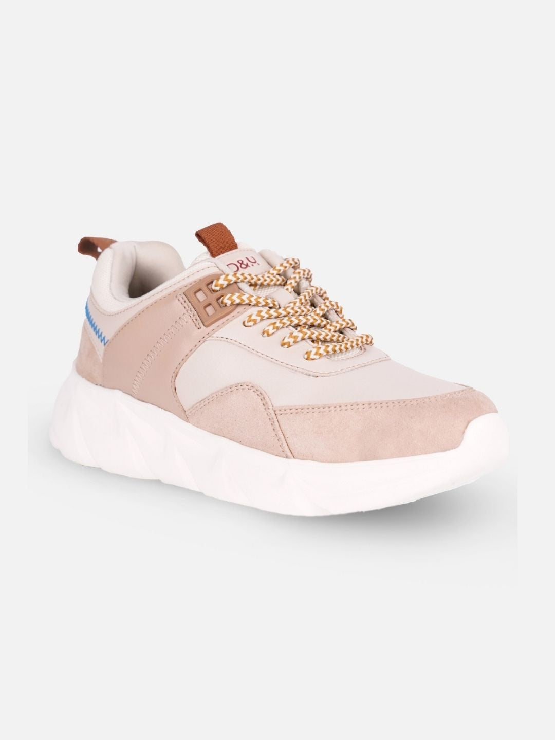 Women's Nude Cream All Seasons Wearing Sneakers (IU1005)