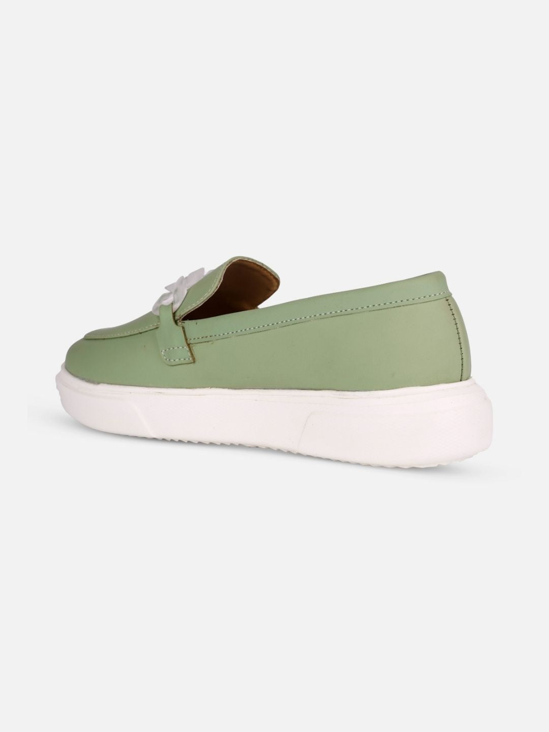 Women's Green Casual Slip On (IU1019)