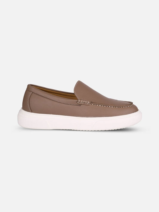 Women's Beige Casual Slip On (IU1020)
