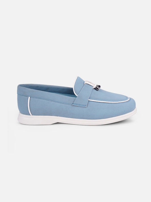 Women's Sky Blue Trendy Slip On (IU2005)
