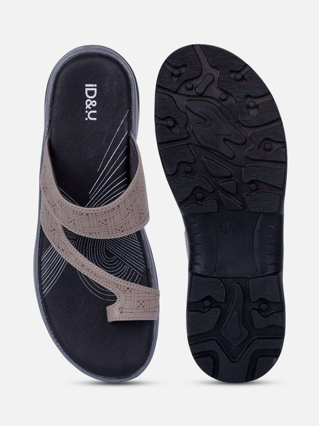 Women's LT.Grey Thong Sandals (IU6008)