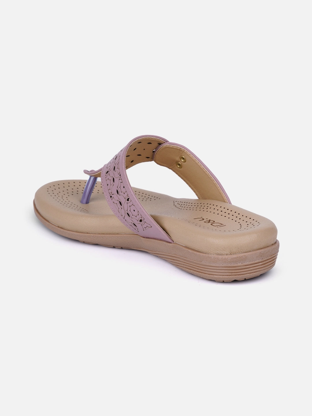 Women's Lavender Thong Sandals (IU6011)