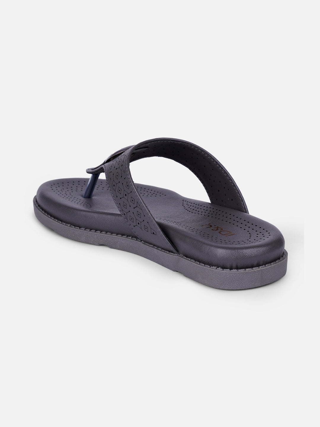 Women's Grey Thong Sandals (IU6015)